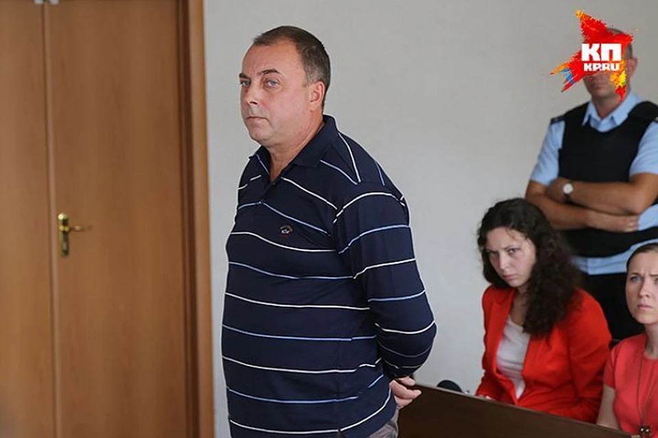 Виталий Тесленко во время вынесения приговора.