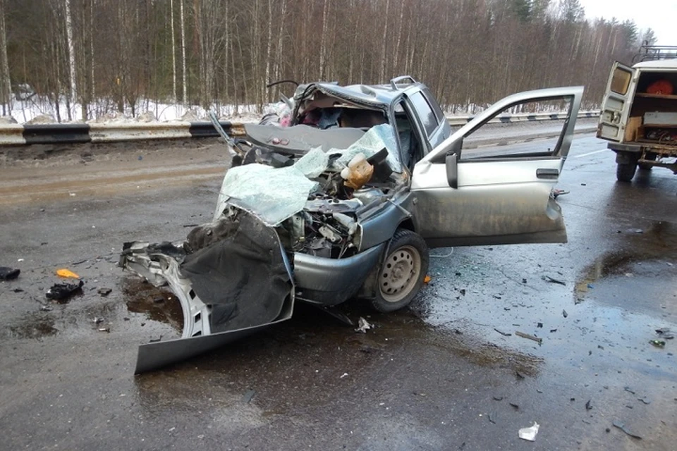 Фото с места аварии.