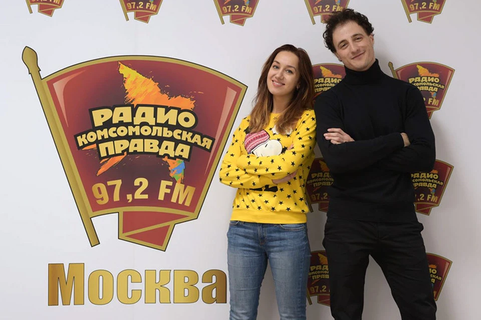 В гостях у Радио «Комсомольская правда» артисты мюзикла «Золушка» Павел Левкин и Юлия Ива