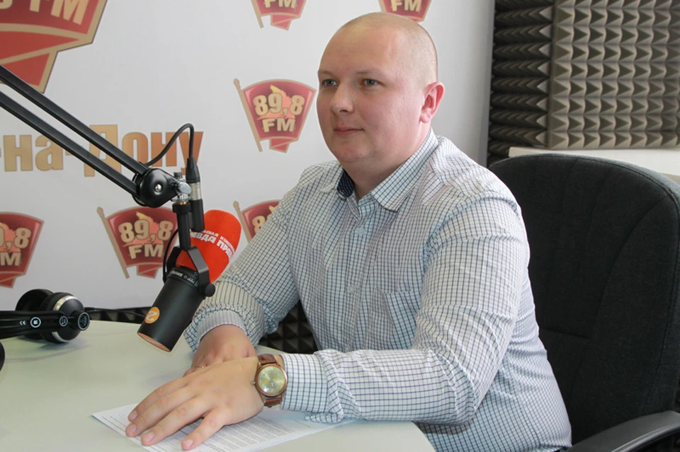 Николай Губин в студии радио "КП-Ростов"