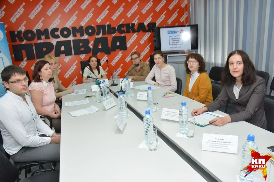 Круглый стол «Здоровое питание от А до Я» прошел в пресс-центре ИД «Комсомольская правда».