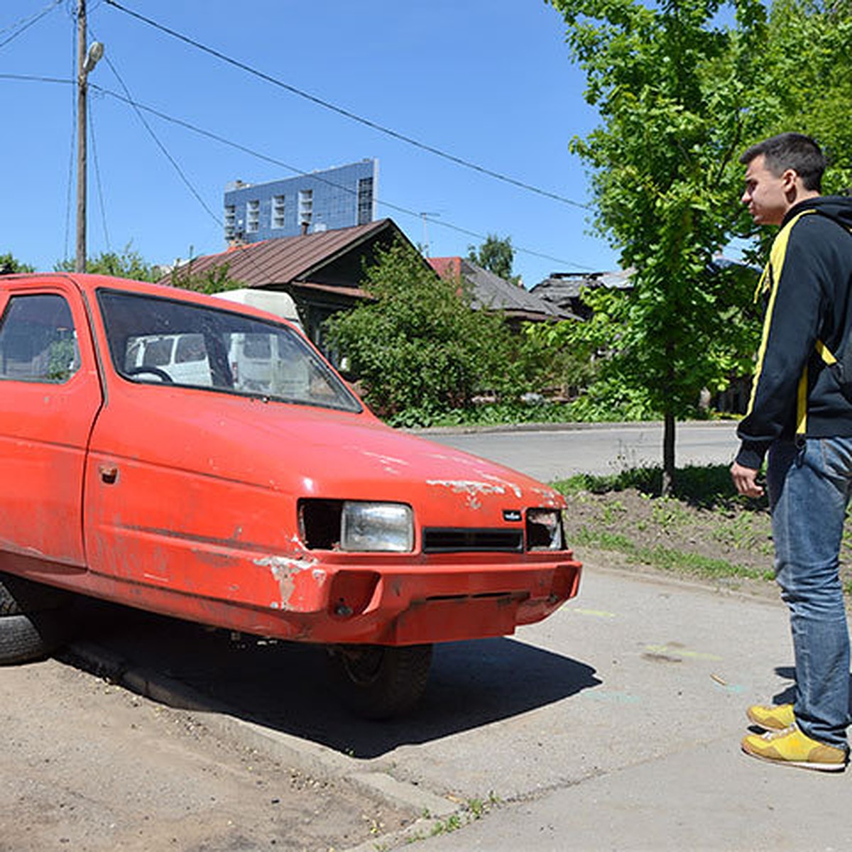 Трехколесный автомобиль, найденный в Самаре, продали коллекционерам - KP.RU