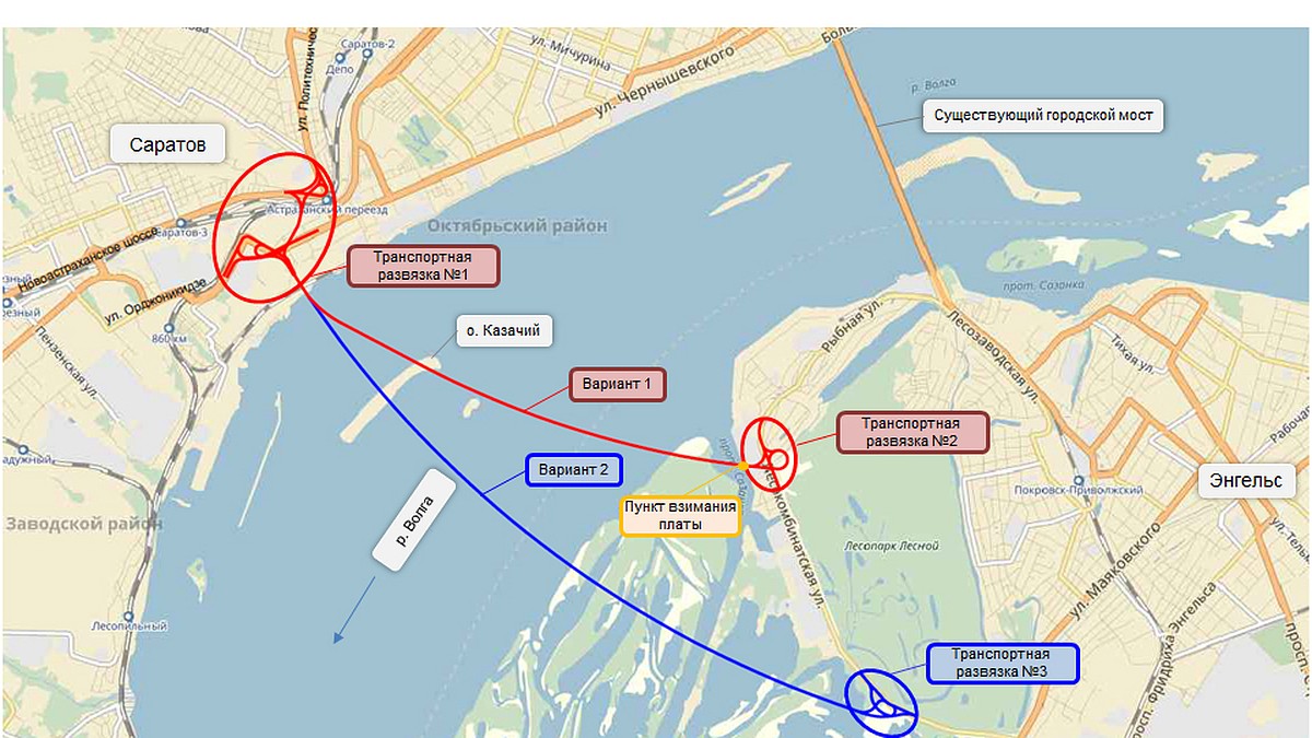 Третий мост через Волгу протянется через Казачий остров - KP.RU