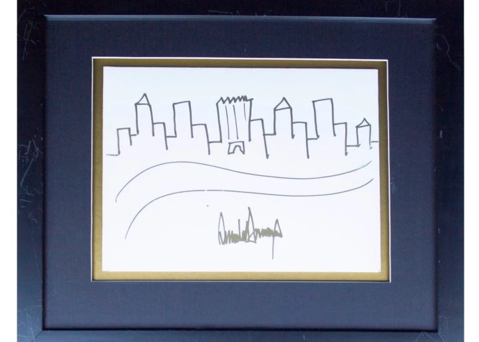 Президент США Дональд Трамп назвал рисунок "Нью-Йорк Сити". Фото: сайт Nate D. Sanders Auctions