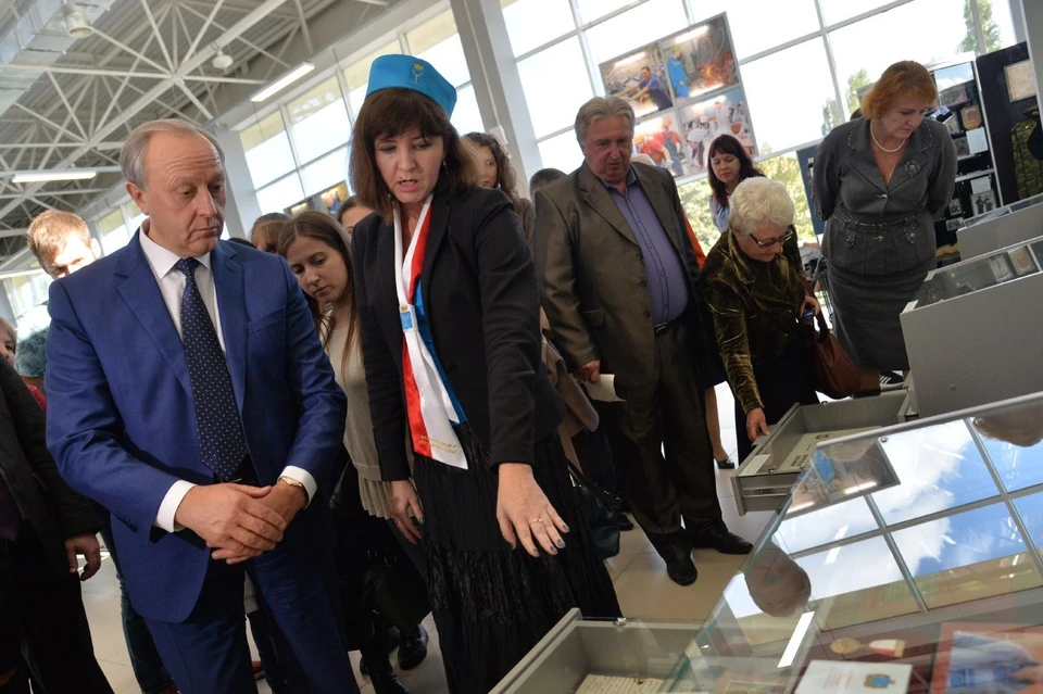 В саратовском музее трудовой славы открылась выставка "История одного колхоза".