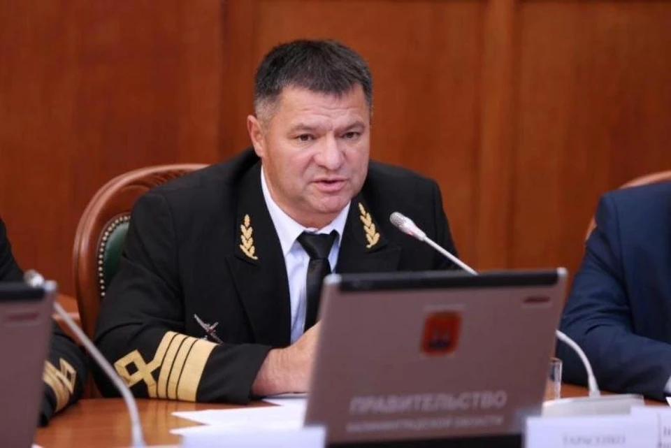 фото: rosmorport.ru ВПРИ губернатора Приморья Андрей Тарасенко.