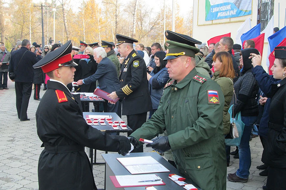 Хабаровских ребят посвятили в кадеты