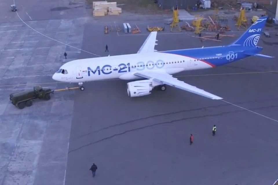 Видео первого полета МС-21 из Иркутска в Жуковский опубликовал Минпромторг