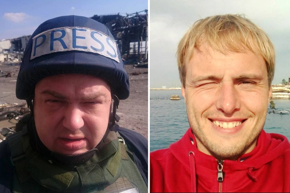 Репортеры Илья Ушенин (НТВ) и Константин Худолеев (Звезда), пострадавшие в Сирии