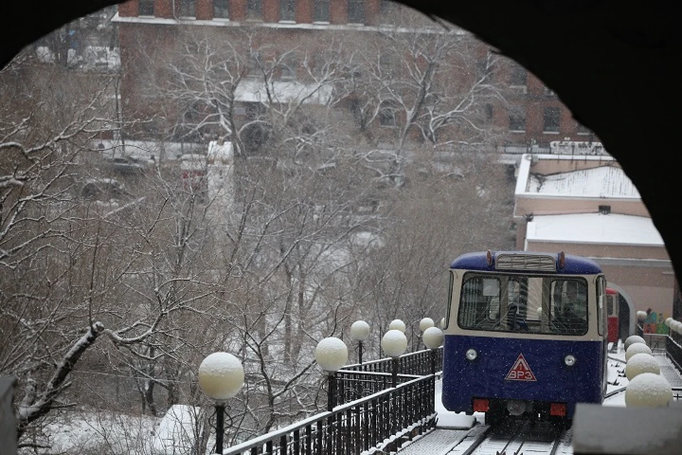 Во Владивостоке выпал первый снег