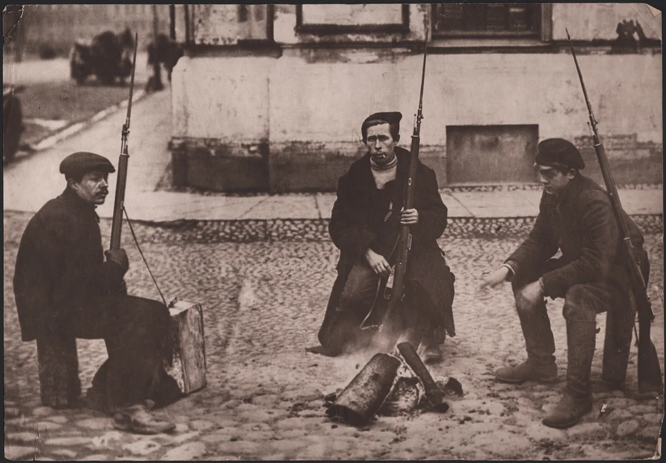Штейнберг Яков Владимирович (1880-1942). Пикет Красной Гвардии. 1917 г. Фото: предоставлено организатором.