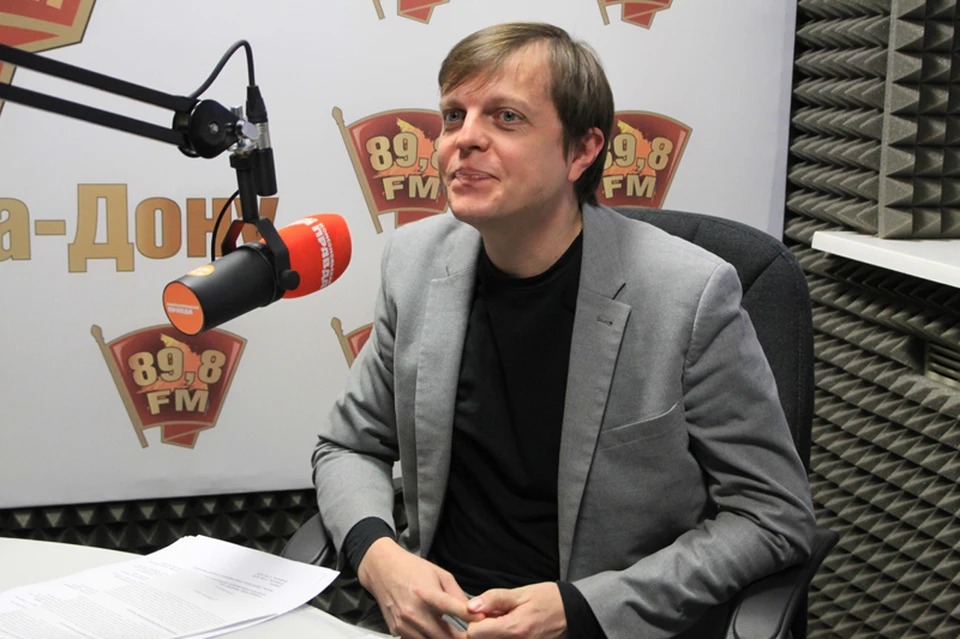 Алексей Павловский в студии радио "КП-Ростов" (89,8 fm)