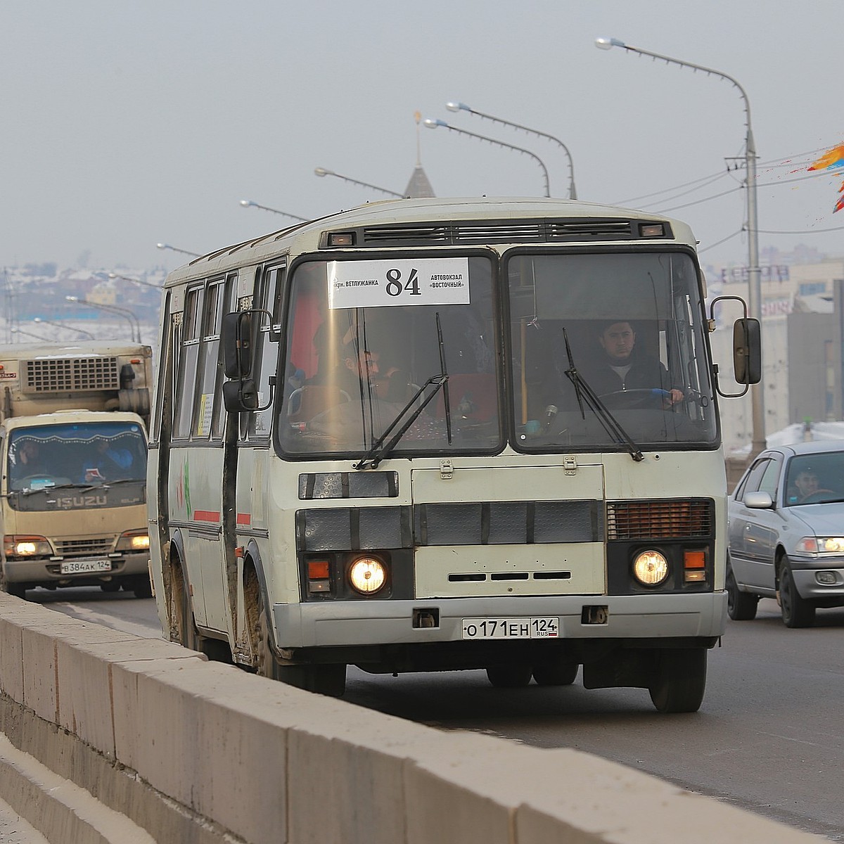 Выделенная полоса для автобусов появится на 23 улицах Красноярска - KP.RU