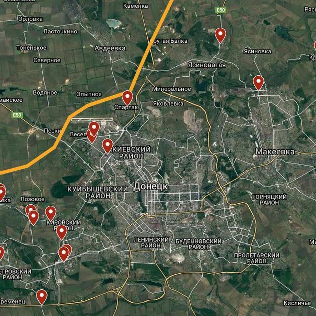 Связь МТС в ДНР: В Сети появилась карта с местами, откуда можно позвонитьна Водафон - KP.RU