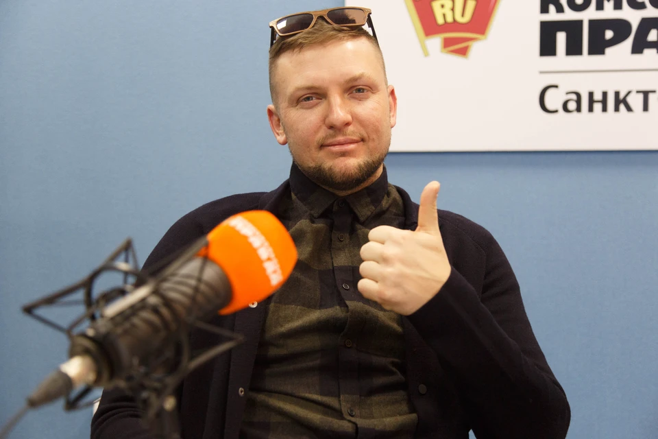 Артём Fuze Бровков в студии радио «Комсомольская Правда в Петербурге»