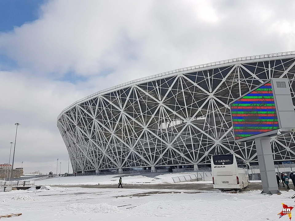 Стадион "Волгоград Арена" полностью будет готов к 21 апреля