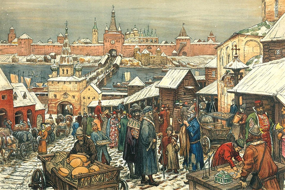 Картина А. Васнецова «Прошлое Великого Новгорода». Фото: с сайта wikimedia.org