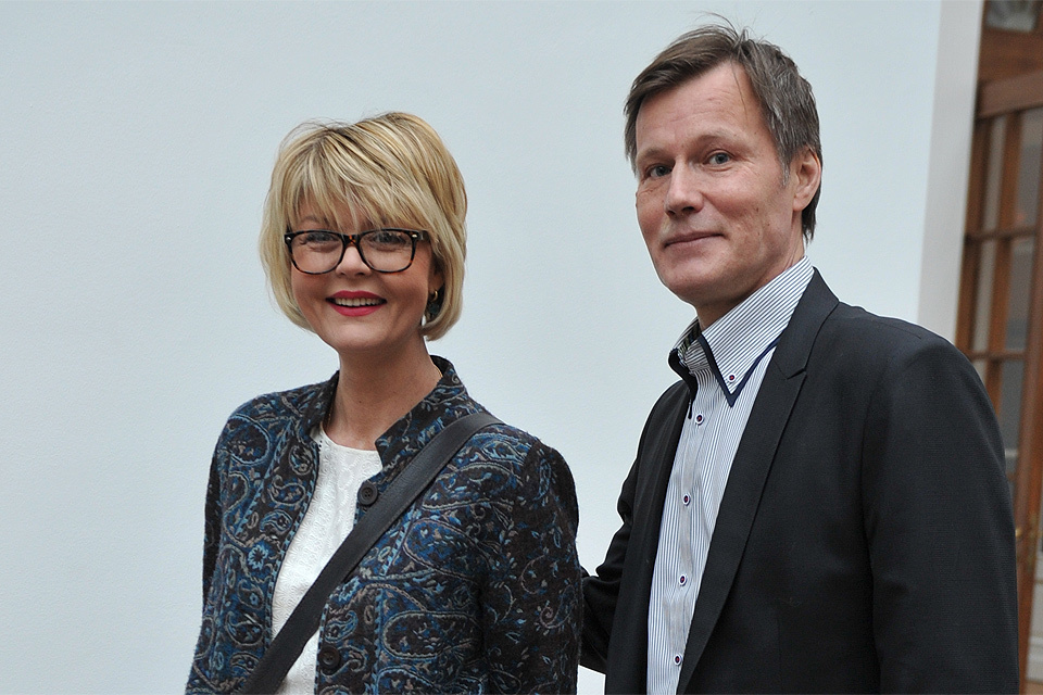 Актриса Юлия Меньшова и актер Игорь Гордин весной 2016 года.
