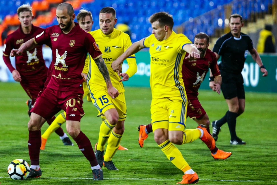 В составе "Рубина" на поле вышли сразу шесть бывших игроков "Ростова".