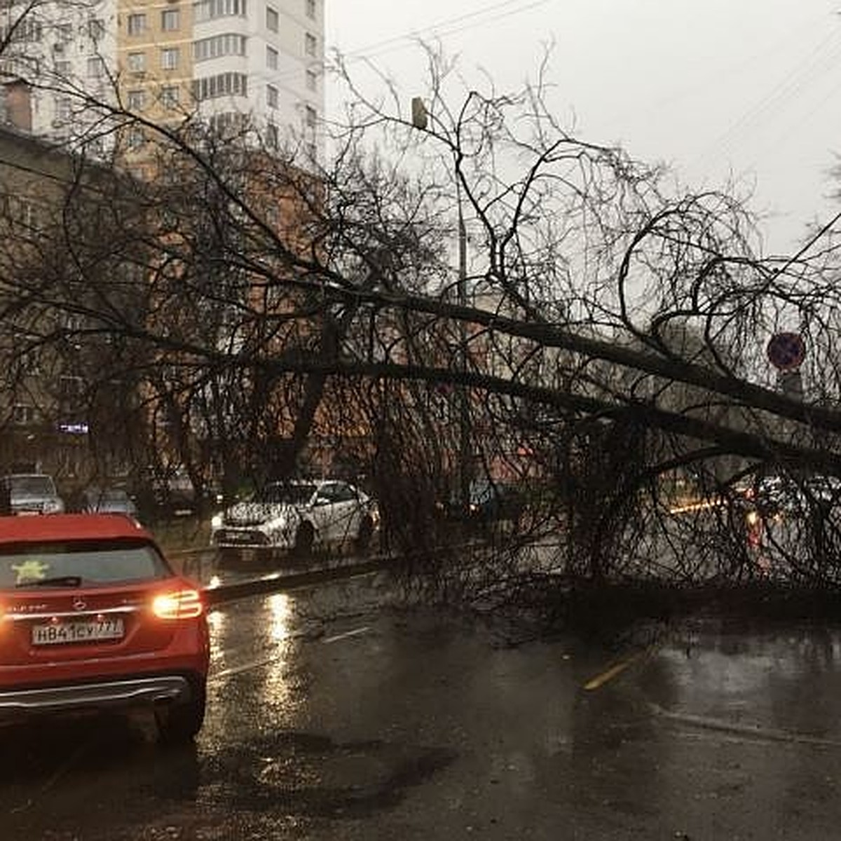 Погнутые кресты и сорванные крыши: по центральной России пронесся мощнейший  ураган - KP.RU