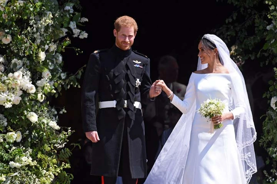 Британский принц Гарри и актриса Меган Маркл 19 мая в Виндзоре официально стали мужем и женой