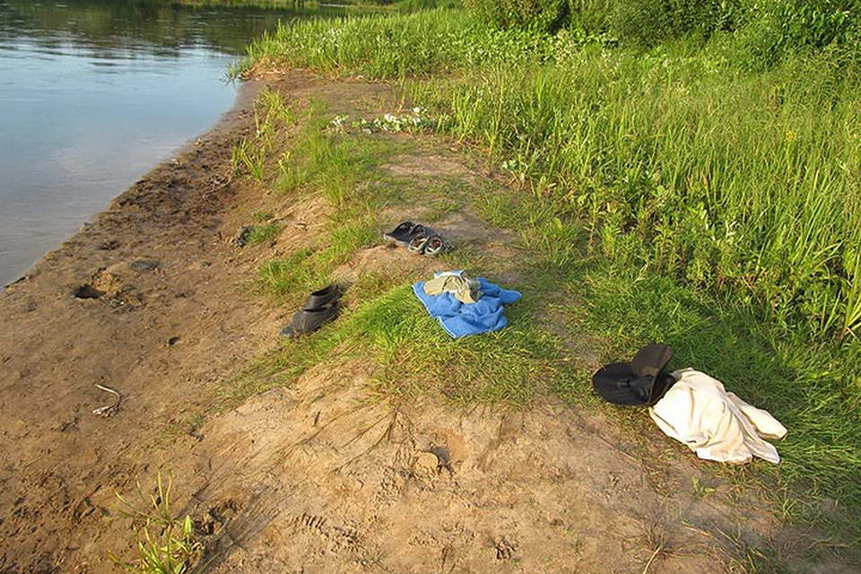 В полседьмого вечера дети решили искупаться. Фото: СК РБ.