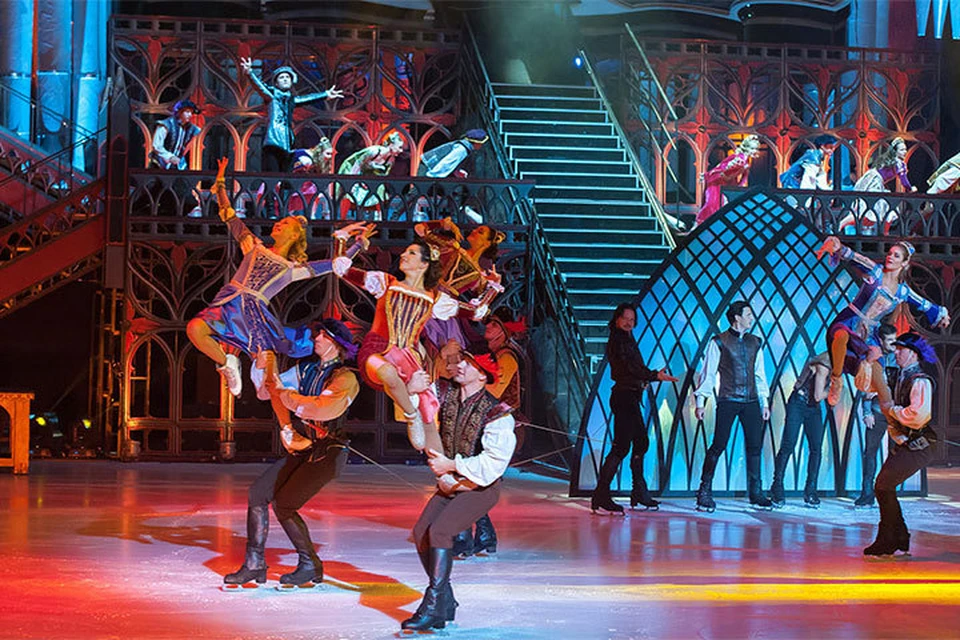 Спектакль «Ромео и Джульетта» был впервые показан в Сочи в июле 2017 года и менее, чем за год стал самым успешным российским ледовым шоу в истории. Фото: romeoijuliet.ru