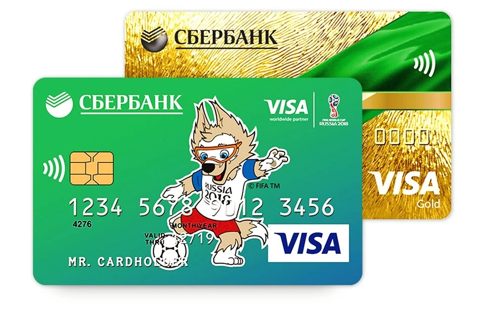 Карта visa в россии