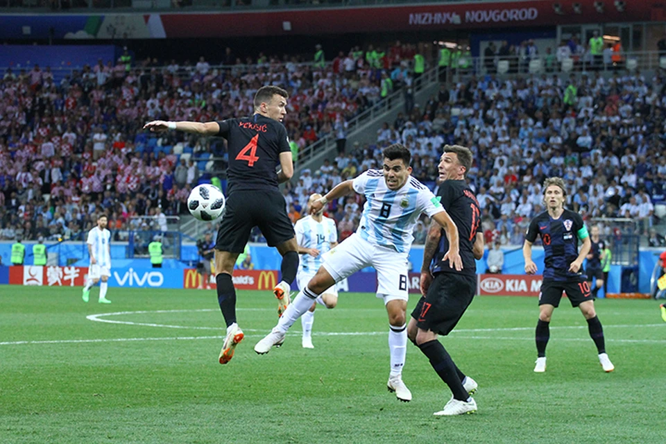 В отличие от игры Швеции с Кореей матч Аргентина - Хорватия получился зрелищным