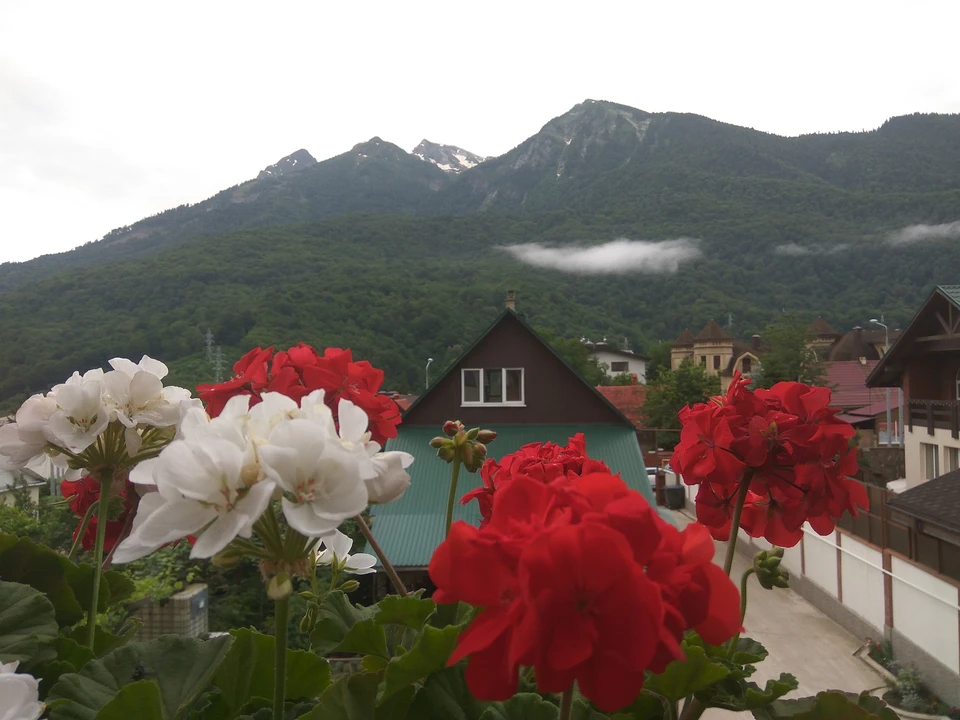 Красная Поляна - в окружении Кавказских гор. Фото: Наталья Осипова