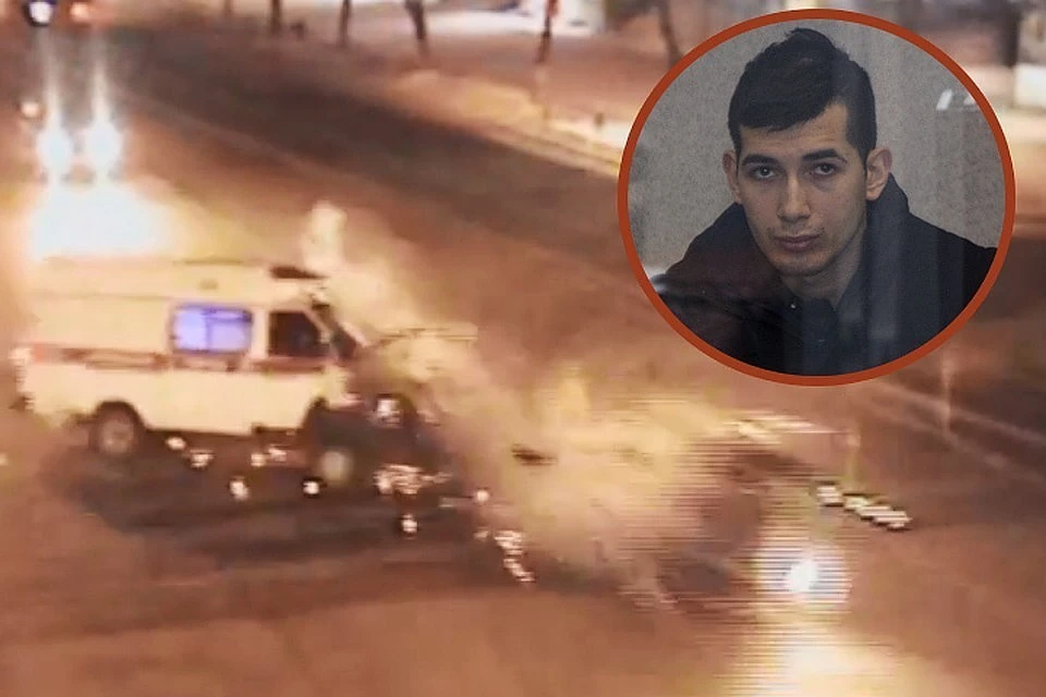 Скриншот с видео с места аварии и фото Николая Оберемченко