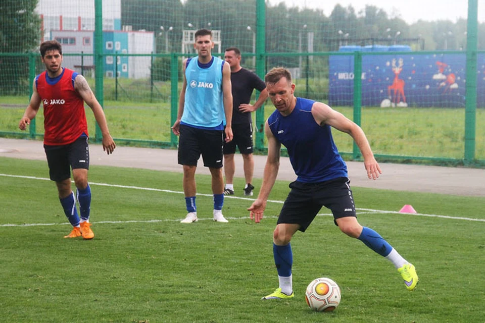 12 июля состоялась первая тренировка ФК "Нижний Новгород" с новым главным тренером