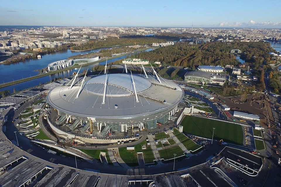 Стадион на Крестовском.