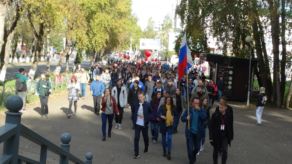 Сторонники Навального в Сыктывкаре организовали свою акцию против повышения пенсионного возраста