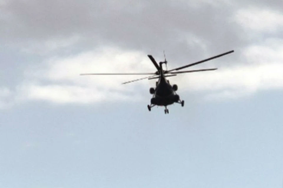Вертолет санавиации Ми-8 совершил вынужденную посадку в Иркутской области из-за ложного срабатывания датчиков. Фото: Восточно-Сибирское следственное управление на транспорте.