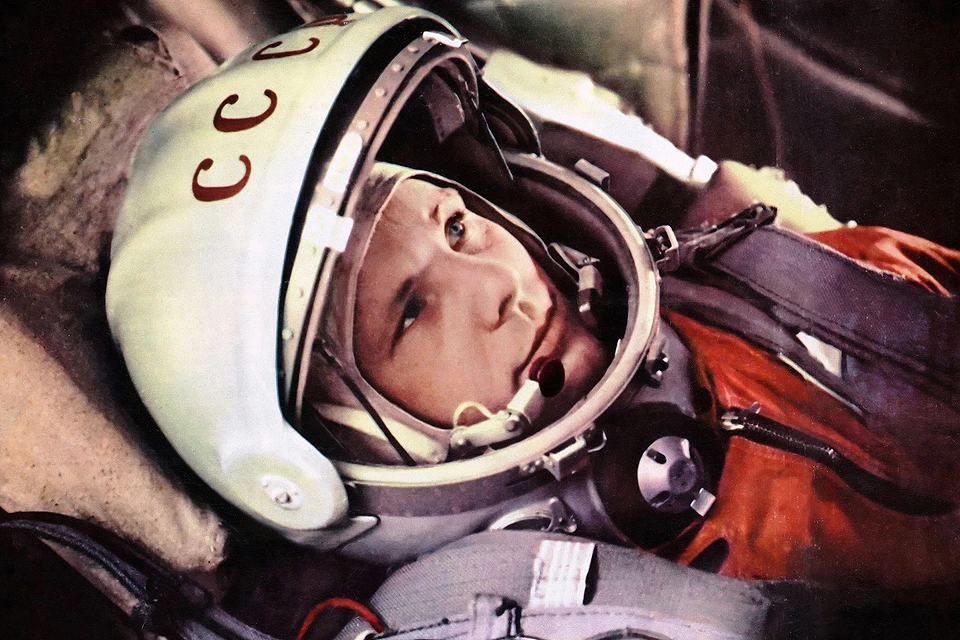 Первый космонавт Юрий Гагарин.