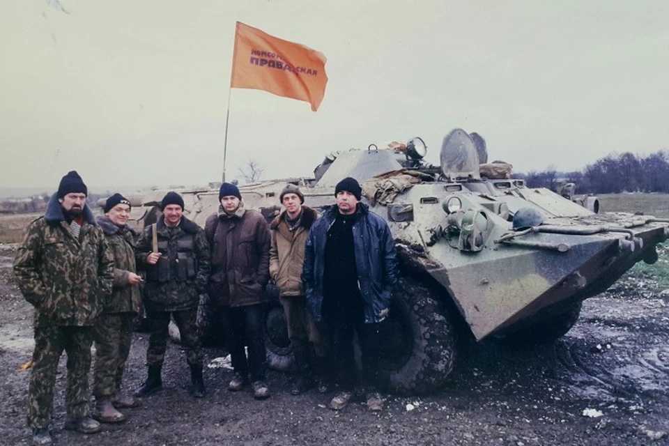 Десант «КП» с бойцами под Аргуном.