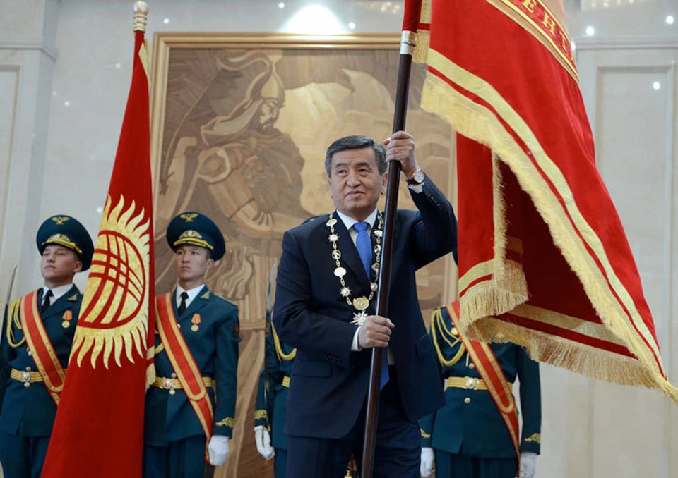 Церемония вступления Сооронбая Жээнбекова в должность президента состоялась 24 ноября прошлого года в Доме приемов «Энесай» в госрезиденции «Ала-Арча».