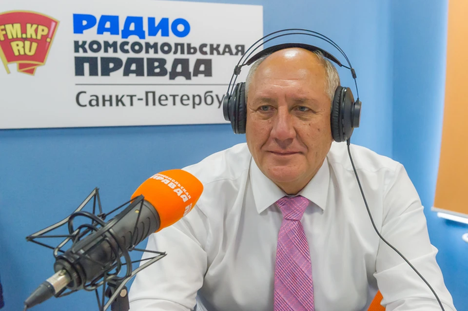 Вице-губернатор Санкт-Петербурга Александр Говорунов в студии радио «Комсомольская Правда»