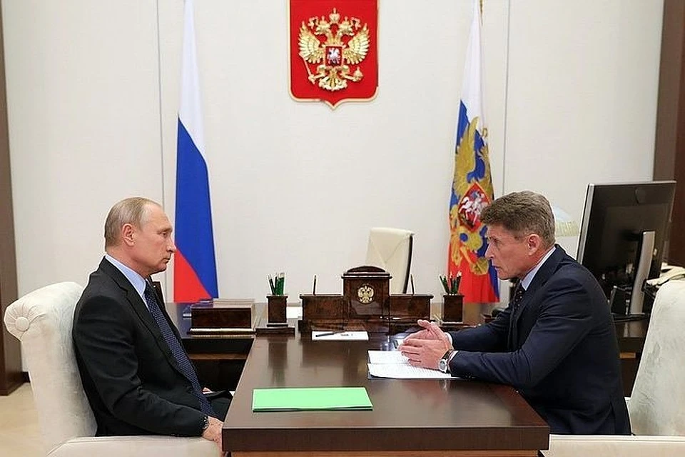 Президент официально поддержал инициативу врио губернатора Приморья Олега Кожемяко. Фото: kremlin.ru