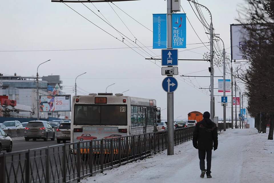 Красноярцам напоминают, на каких улицах заработают выделенные линии