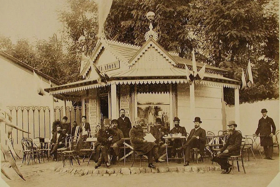 Кафетерий Манькова на выставке 1889 года