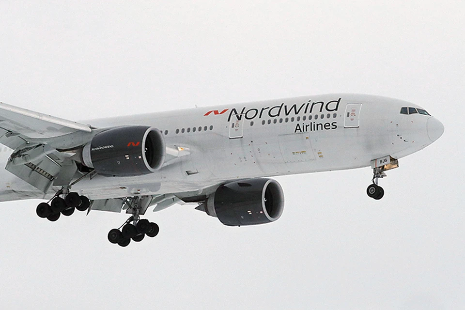 Boeing 777 авиакомпании Nordwind, который, по некоторым данным, прилетел в Венесуэлу 28 января без пассажиров. А через 11 часов вернулся во Внуково