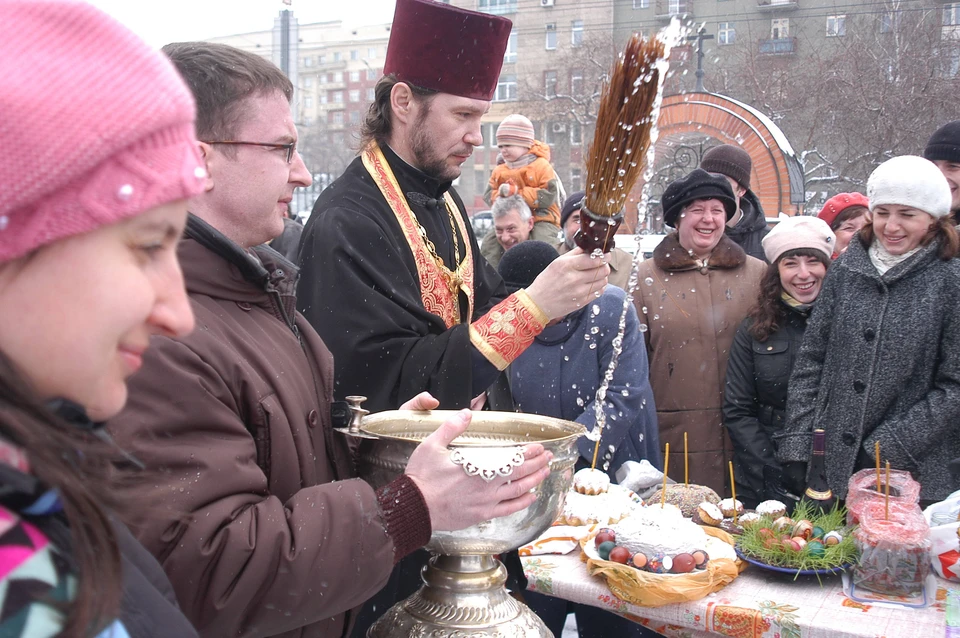 Освятить куличи новосибирцы смогут не только в церкви, но и в парках!