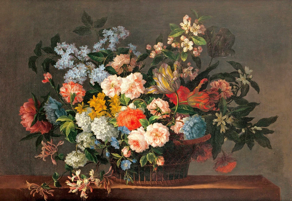 Каждый цветок на картине Жана-Батиста Моннуайе несет послание зрителю. Фото: Карина ПРОШКИНА.