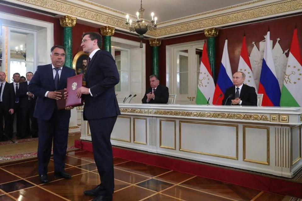 Глеб Никитин и председатель Согдийской области Таджикистана подписали соглашение о сотрудничестве.