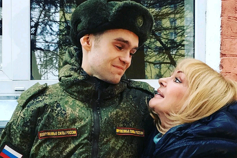 Ирина Цывина с сыном.