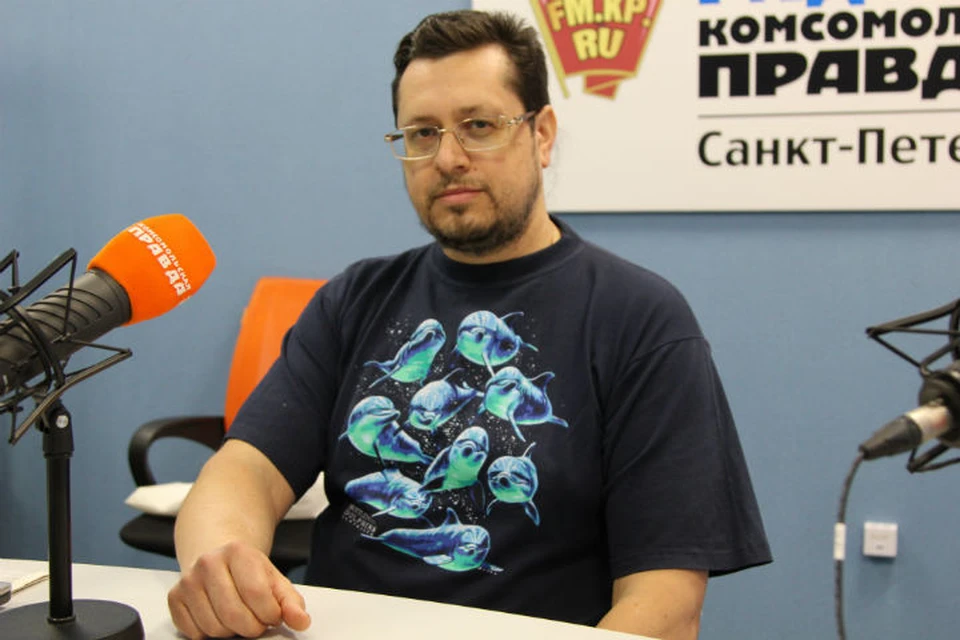 Виталий Симуткин в студии радио «Комсомольская Правда в Петербурге»