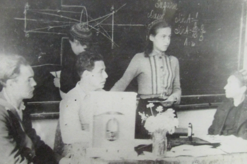 Экзамен по физике, 1942 год. Фото: Из архива школы №367