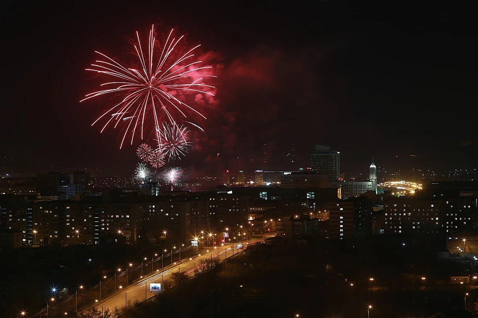 Откуда в Красноярске на День Победы лучше всего смотреть фейерверк